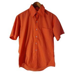 Vintage Marlboro Light Red Men's Medium 15-15.5Button Up Short Sleeve Lightweigh